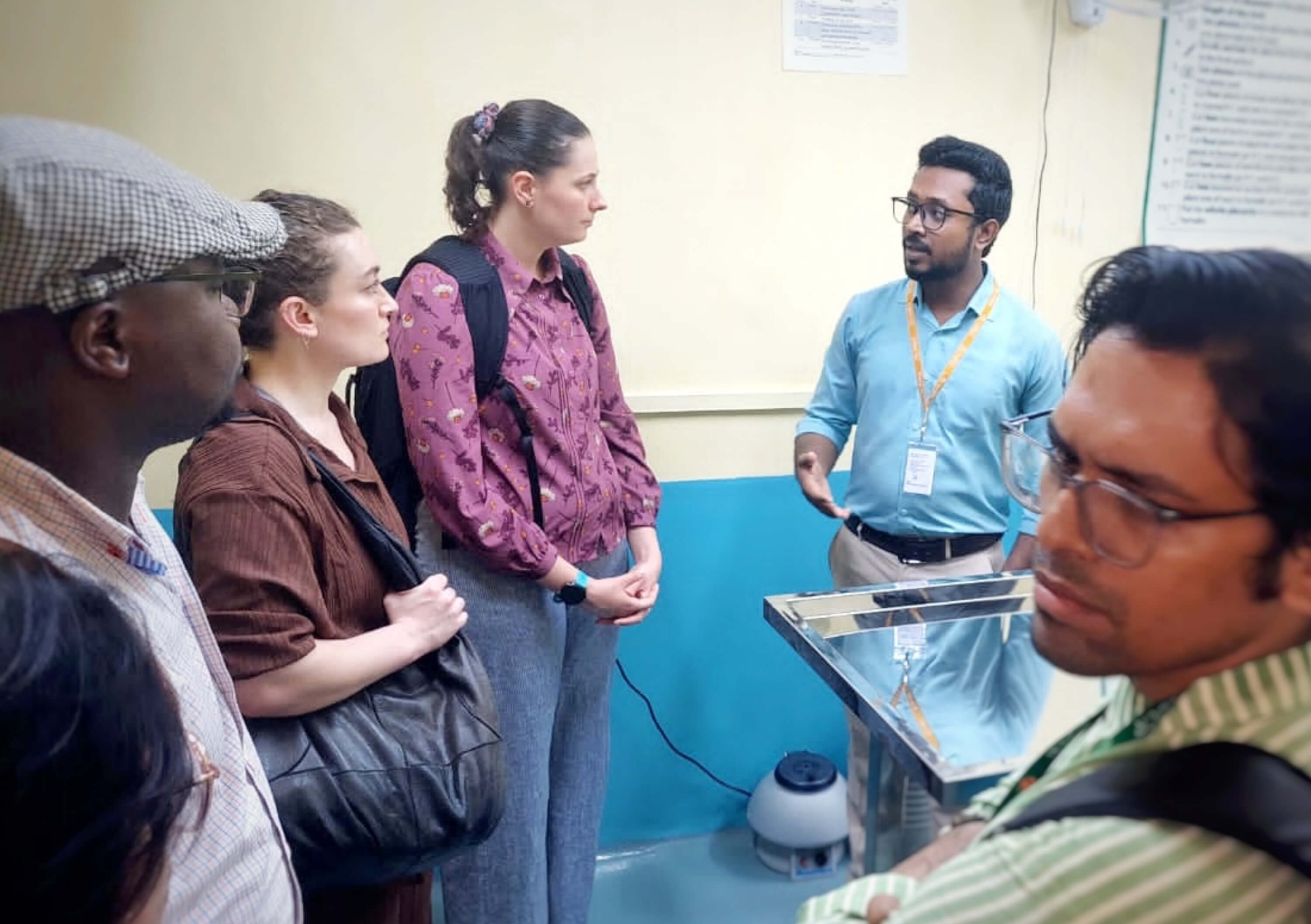 I am introducing CHAMPS MITS activities with researchers from Oxford University and CEPI